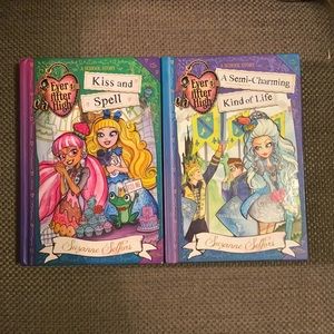 Ever after high hard cover books (2)